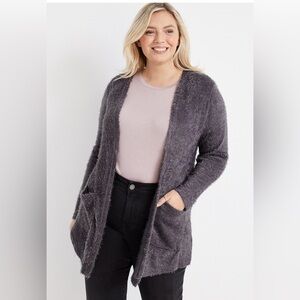 MAURICES open front eyelash cardigan-4X NWOT